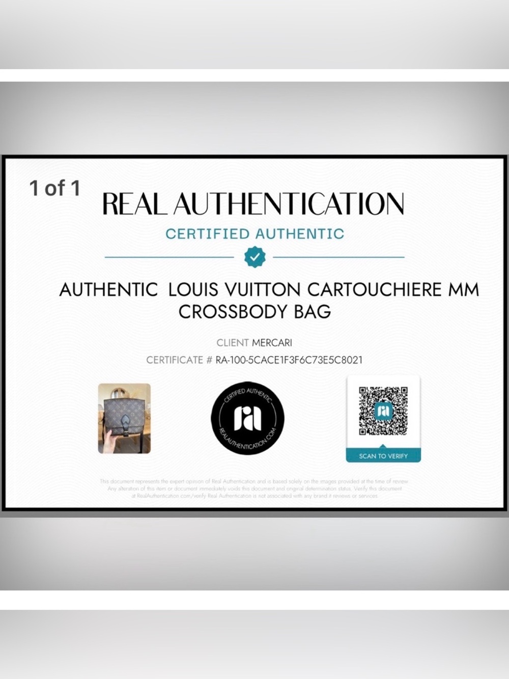 ✅AUTH✅LOUIS VUITTON CARTOUCHIERE MM CROSSBODY BAG - Picture 2 of 13
